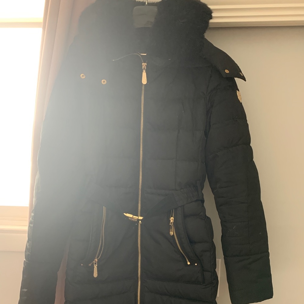 Vince Camino long down belted coat